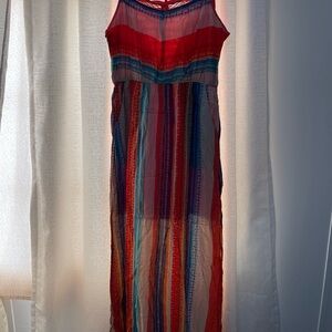 Long maxi  stripped dress